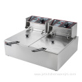 Commercial Equipment 2-Tank 2-Basket Electric Snack Fryer